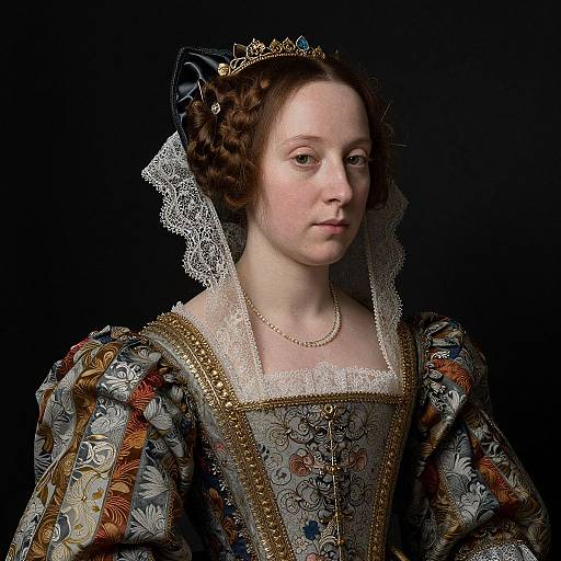 Renaissance Portrait in Holbein Style