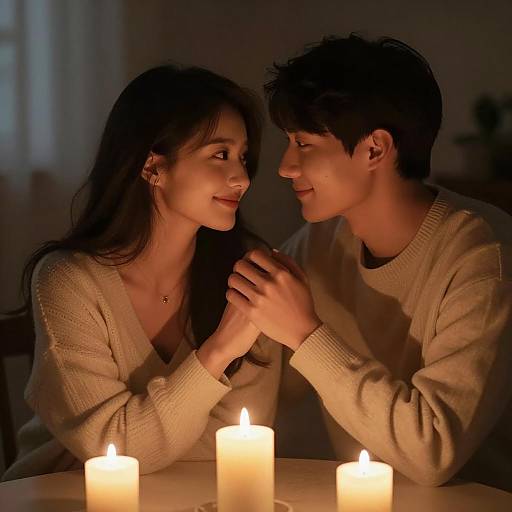 Intimate Candlelit Romantic Evening