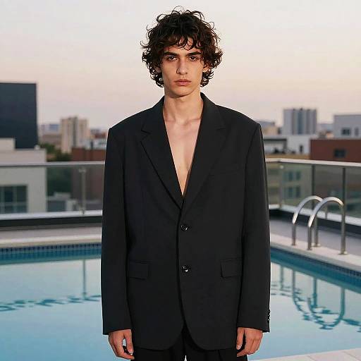 Urban Quiff Hairstyle Fashion Editorial