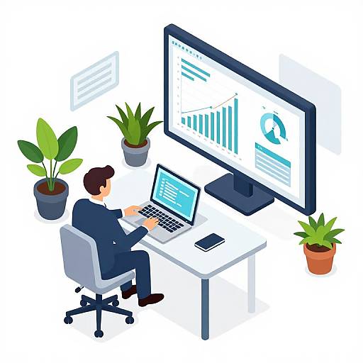 Isometric Virtual Office Collaboration