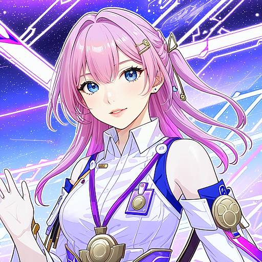 Illustration of Asta (honkai: star rail), honkai: star rail in the style of Haseru (ginku mh)