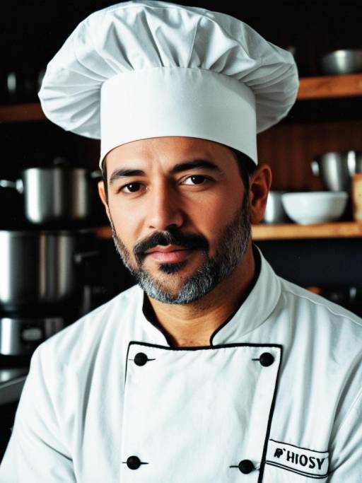 Professional Chef Portrait in Kitchen