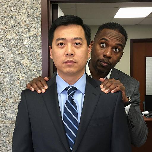 Professional Office Portrait of Two Men