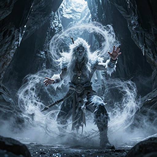 Icebound Shaman Summoning Mystic Mist