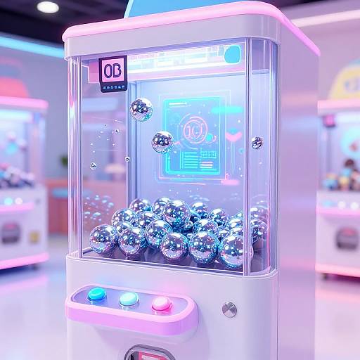 3D Digital Gachapon Machine Experience