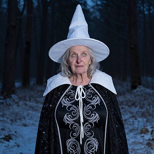 Realistic Elderly Snow White Witch