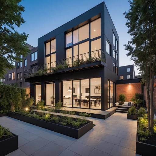 Sleek Modern Urban Loft with Terrace Sleek Modern Urban Loft with Terrace