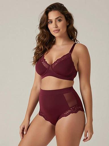 Painterly Soft-Focus Maternity Lingerie Portrait