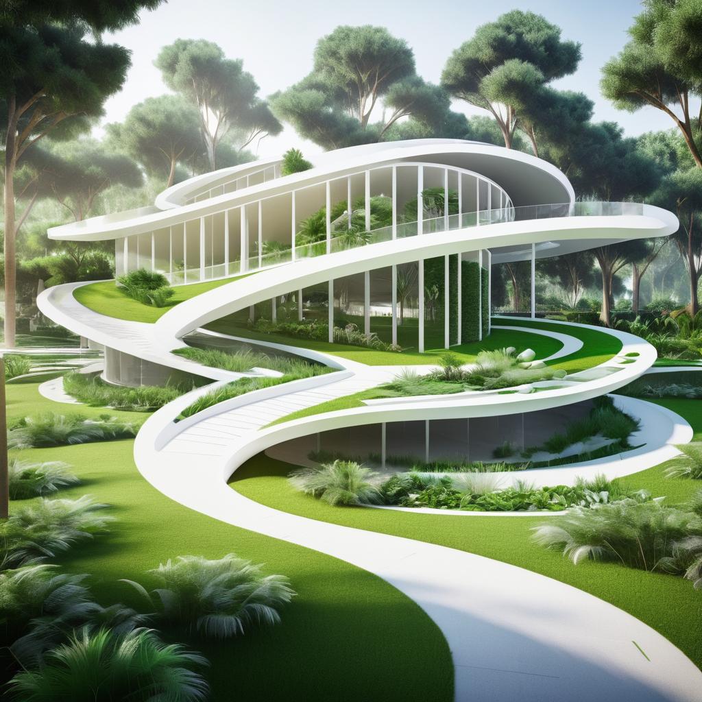 Futuristic Urban Zoo Pavilion Design