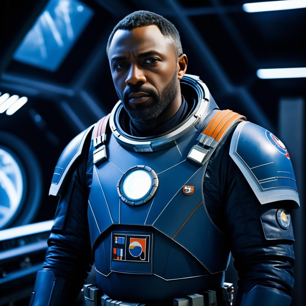 Idris Elba as Heroic Space Captain