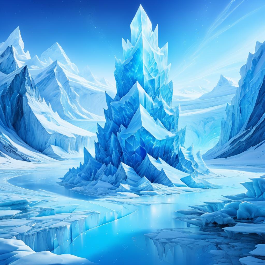 Glacial Ice Elemental Artwork