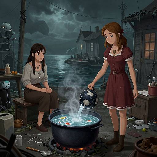 Dark Fantasy Seaside Tale