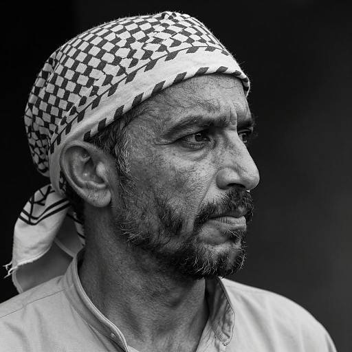 Serious Portrait of a Middle-Aged Man