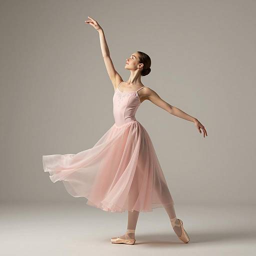 Elegant Young Ballet Dancer Portrait