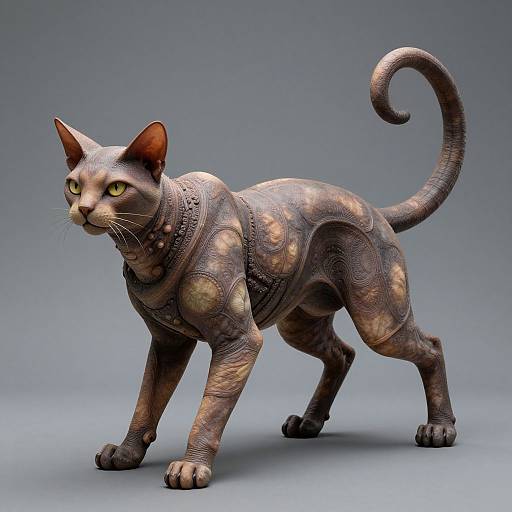 Cat Human Chimera Artwork