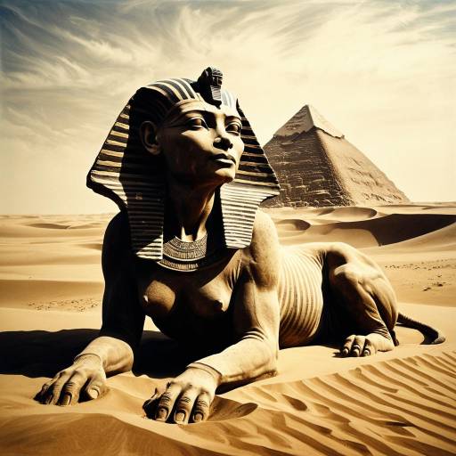 Fantasy Sand Sphinx with Pyramid Fantasy Sand Sphinx with Pyramid