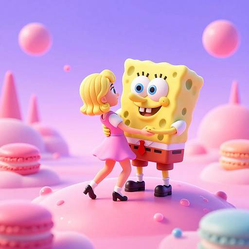 Neon Vaporwave Sci-Fi Dreamscape