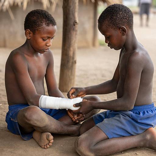 Caring in the Dust: Brotherly Bond