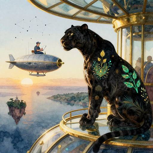 Skyship Navigator Sketching Living Constellations