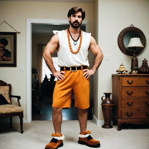 Realistic Adult Flintstones Costume for Male