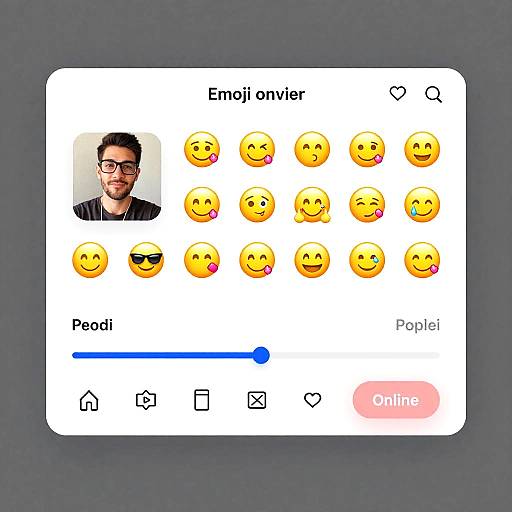 Flat Design Photo to Emoji Converter