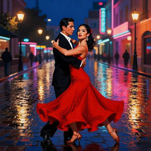 Sensual South American Tango Pop Art