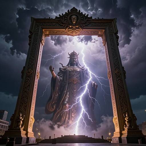 Ominous Storm God Lightning Masterpiece