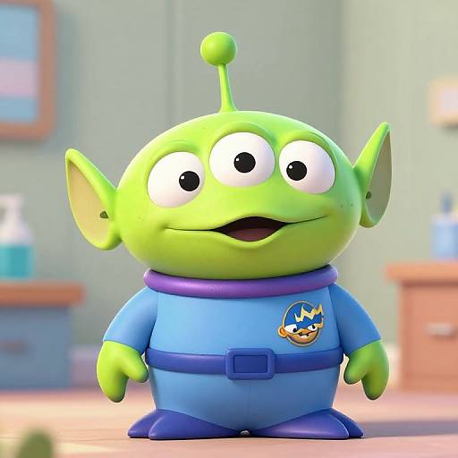 Cute Alien Doctor Mascot