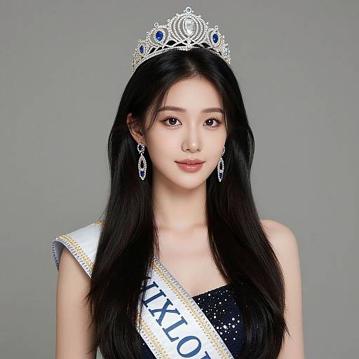 Realistic Pageant Queen Portrait