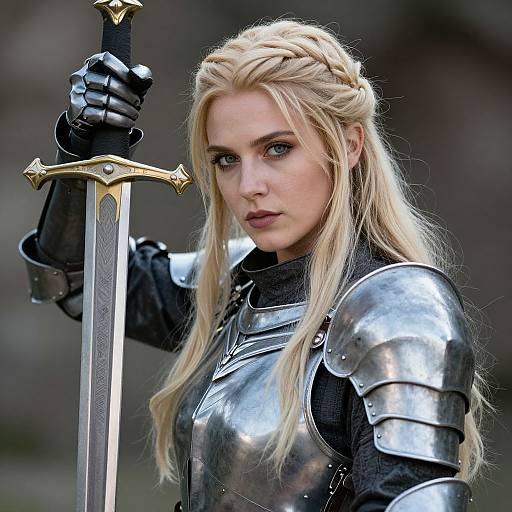 Freya Goddess Armor Cosplay Close-Up