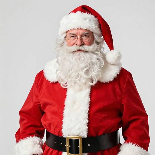 Classic Male Santa Claus Illustration