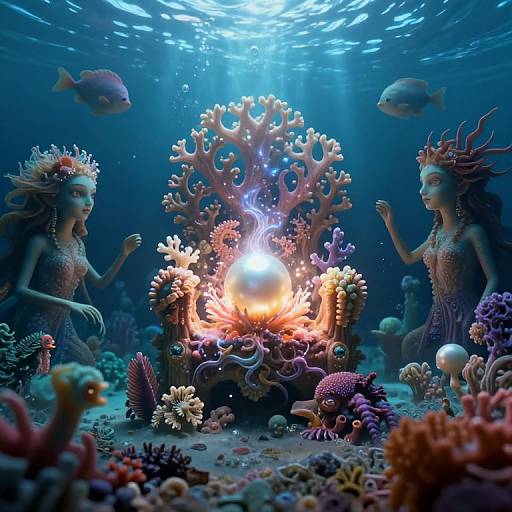 Surreal Underwater Fantasy Realm