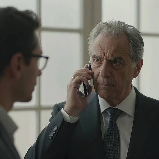 Serious Conversation Between Two Men