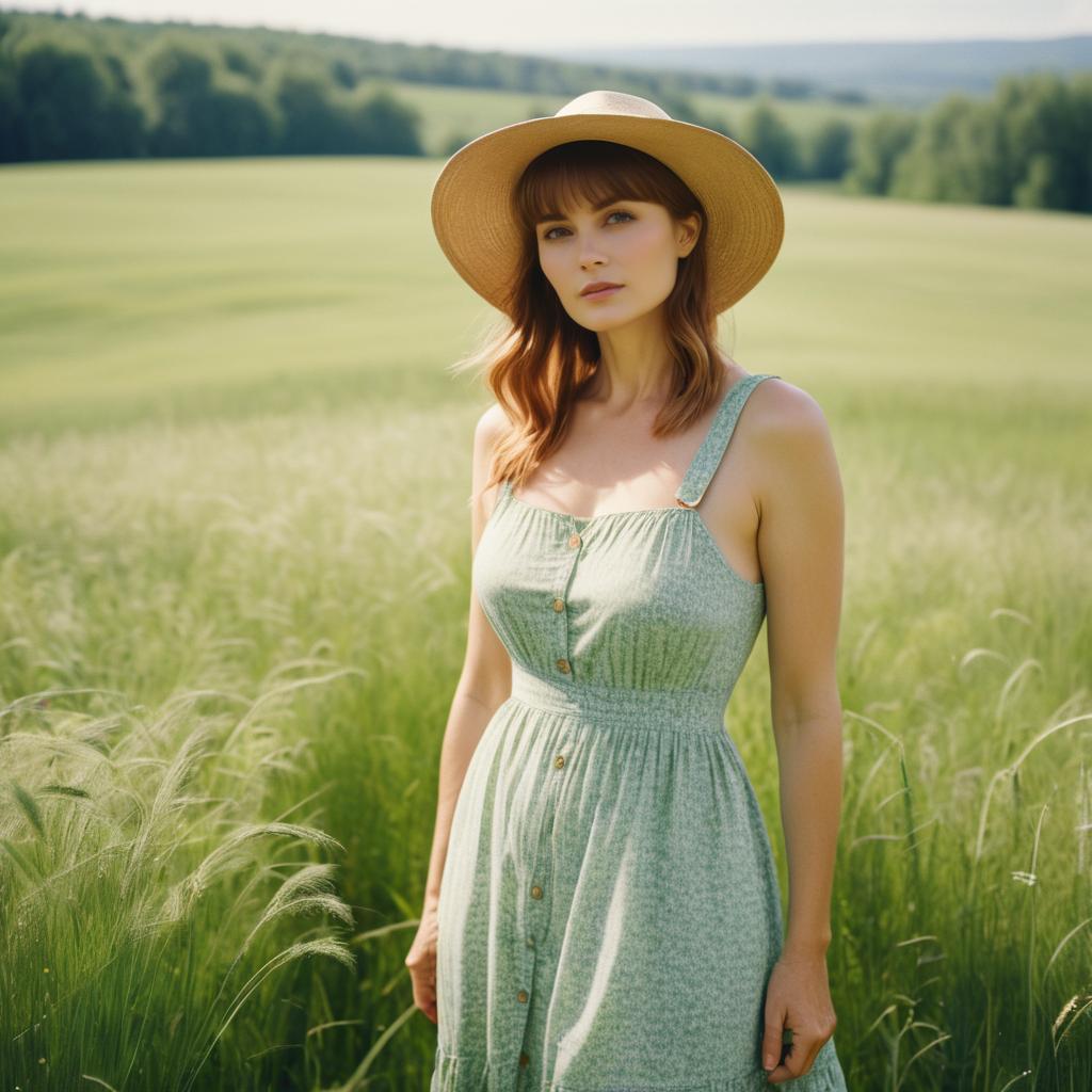 Summer Fashion Shoot in a Meadow