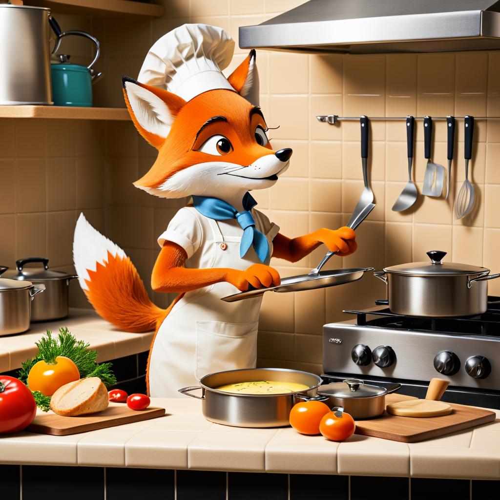 Culinary Fox in a Fedora Adventure