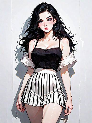 Chic Night-Out Fashion Portrait