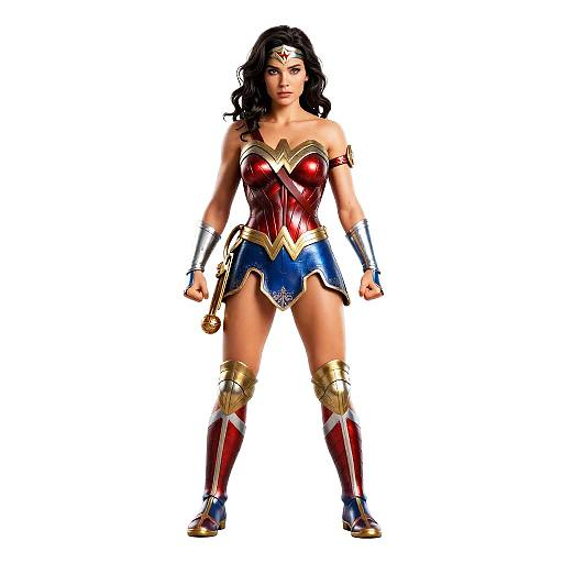 Realistic Resin Sticker Wonder Woman