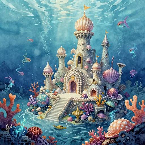 Mythical Underwater Kingdom Fantasy
