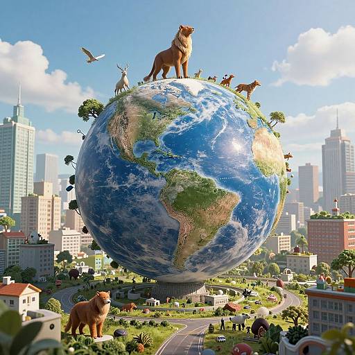 Earth's Rebirth: Nature's Harmony