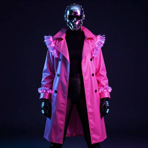 Glitch Trickster Cyberpunk Halloween Outfit