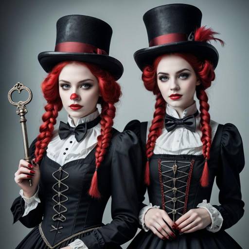Gothic Dolls: A Hyper-Realistic Portrait