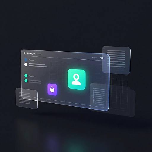 Futuristic UX Designer LinkedIn Banner