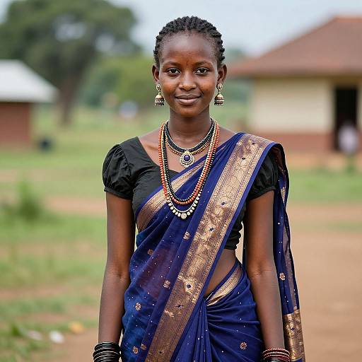 Hyper-Realistic Portrait of Kenyan Girl