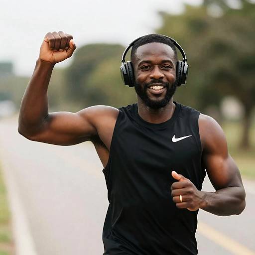 Dynamic Runner in Urban Landscape