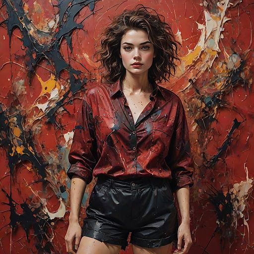 Mysterious Abstract Expressionist Art Lover