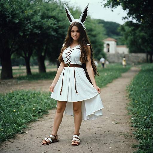 Enchanted Artemis Costume in Nature