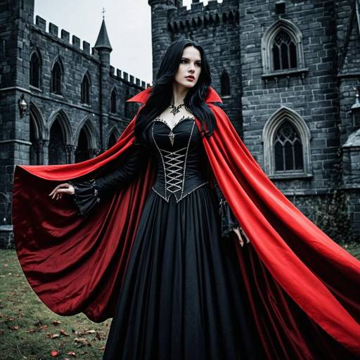 Elegant Dracula Cosplay Costume Design