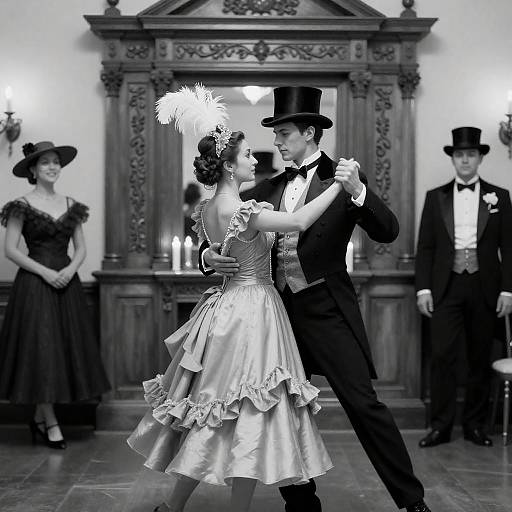Elegant Dance in a Vintage Setting