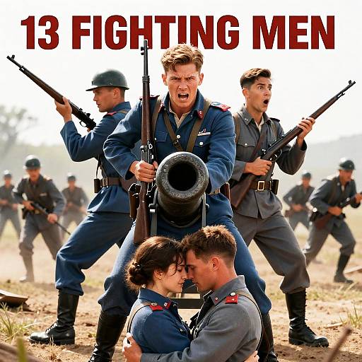Dynamic Movie Poster for 13 Fighting Men