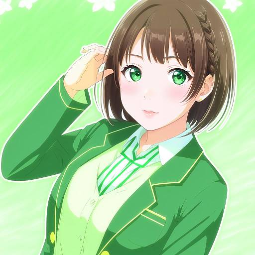 Illustration of Ai-chan (tawawa), getsuyoubi no tawawa in the style of Geshumaro